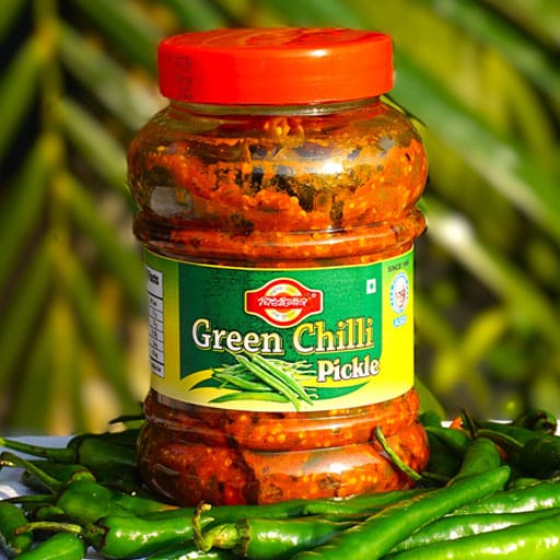Green Chilli Pickle (हरी मिर्च का अचार)